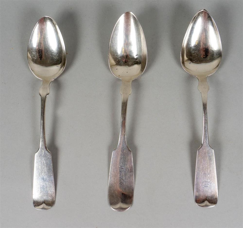 THREE COIN SILVER 'RAT TAIL'