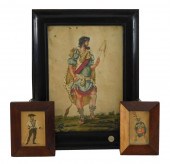 THREE COLLAGES DEPICTING CHARA