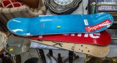 THREE COLLECTIBLE SKATEBOARD L