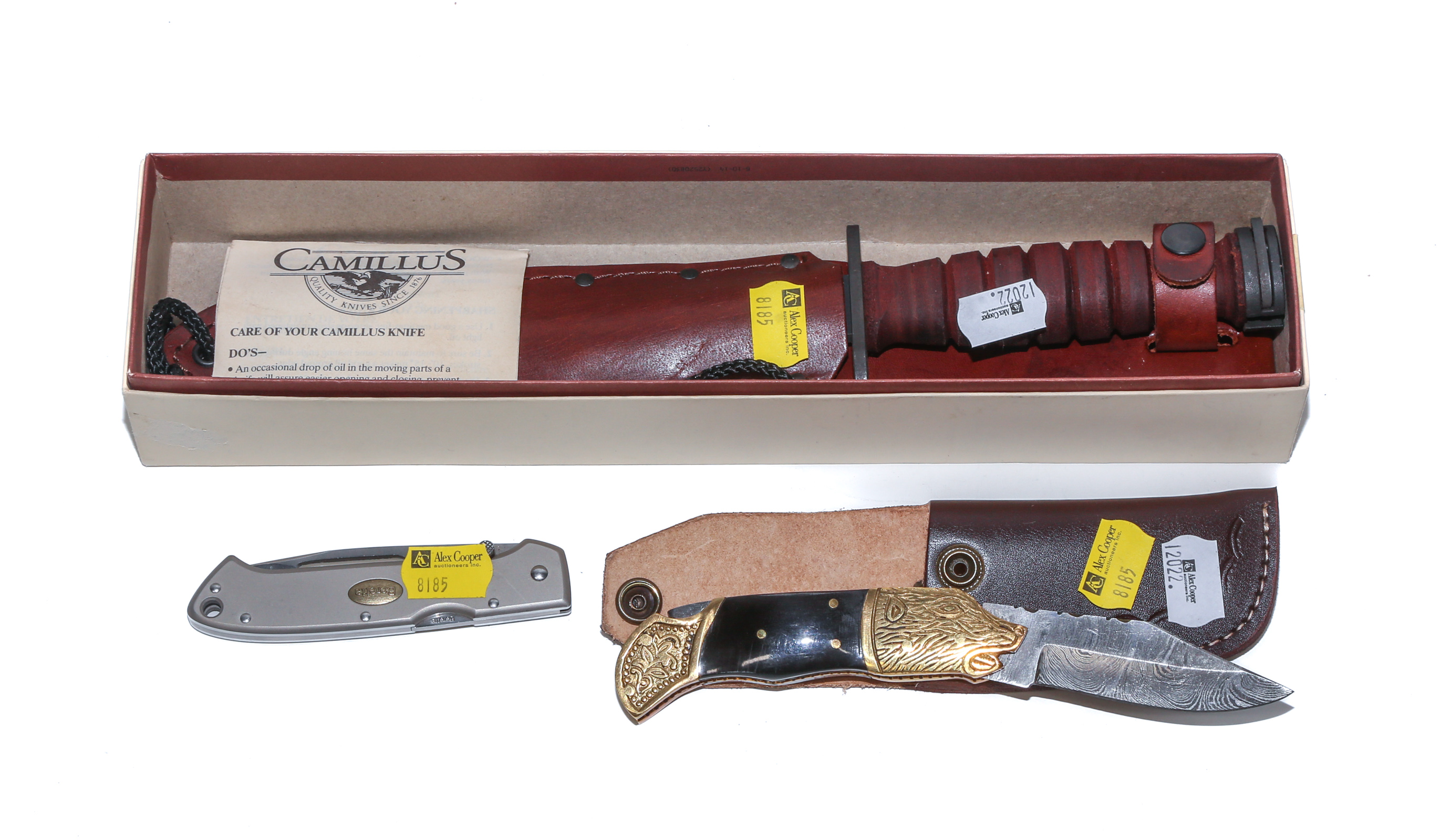 THREE COLLECTORS' KNIVES