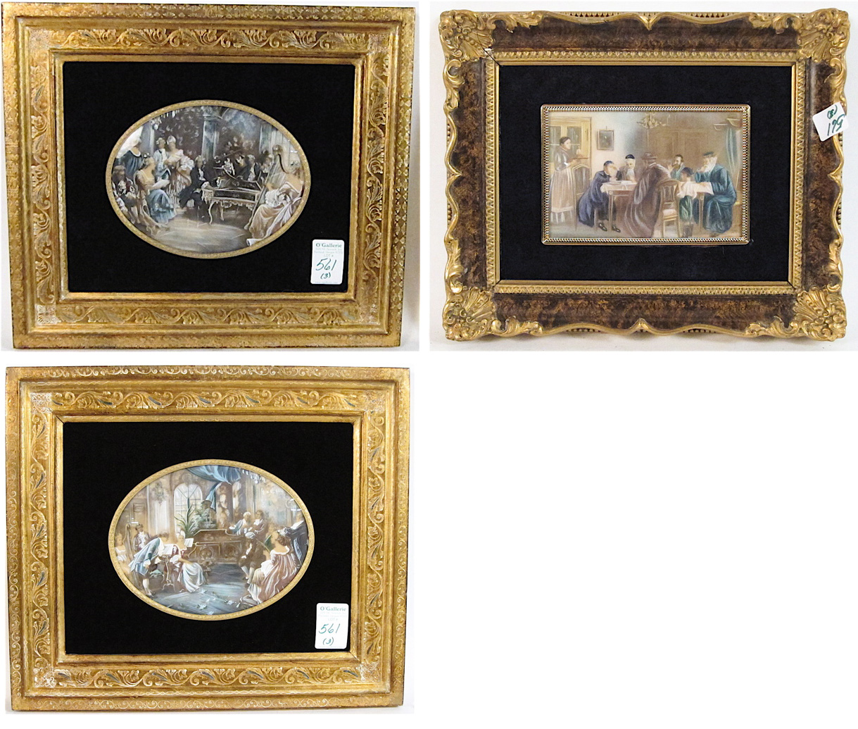 THREE COLOR LITHOGRAPHS