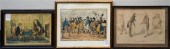 THREE COLOR LITHOGRAPHS OF WHI