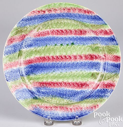 THREE-COLOR RAINBOW SPATTERWARE