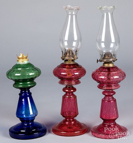 THREE COLORED GLASS FLUID