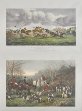 THREE COLORED PRINTS OF ENGLIS