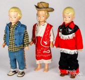 THREE COMPOSITION BUSTER BROWN