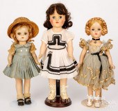 THREE COMPOSITION DOLLSThree c