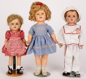 THREE COMPOSITION DOLLSThree c