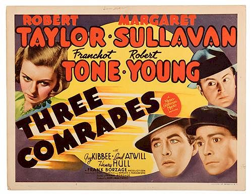 THREE COMRADES.Three Comrades. MGM,