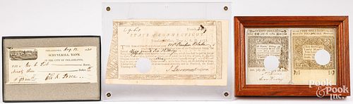THREE CONNECTICUT COLONIAL