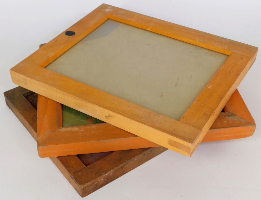 THREE CONTACT PRINTING FRAMES Three