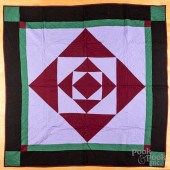 THREE CONTEMPORARY AMISH QUILT