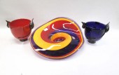 THREE CONTEMPORARY ART GLASS V