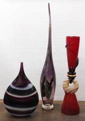 THREE CONTEMPORARY ART GLASS V