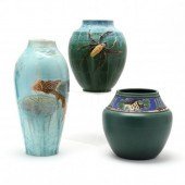 THREE  CONTEMPORARY ART POTTER