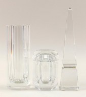 THREE CONTEMPORARY BACCARAT CR