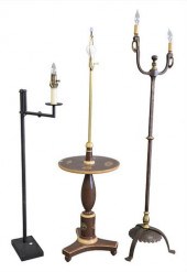 THREE CONTEMPORARY FLOOR LAMPS