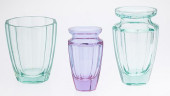 THREE CONTEMPORARY MOSER COLOR