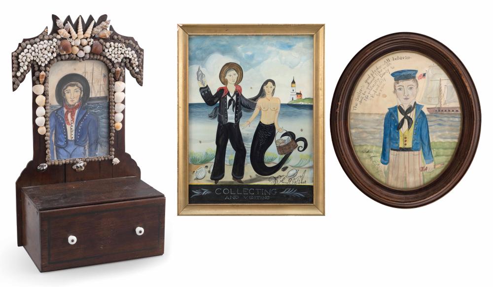 THREE CONTEMPORARY PAINTINGS OF