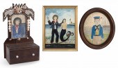 THREE CONTEMPORARY PAINTINGS O