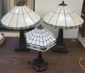 THREE CONTEMPORARY PATINATED M