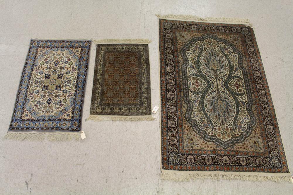 THREE CONTEMPORARY PERSIAN AREA