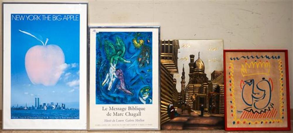 THREE CONTEMPORARY POSTERS AND