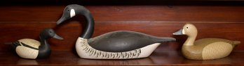 Three contemporary unsigned decoys,