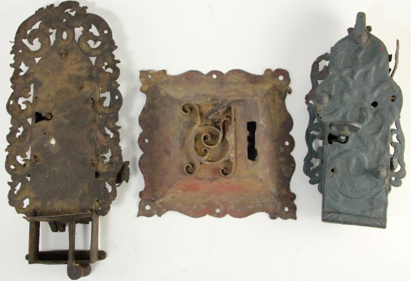 Three Continental 18th century Lock