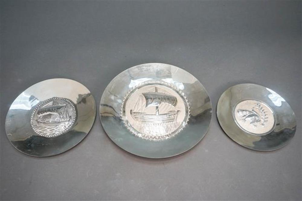 THREE CONTINENTAL 830-SILVER BAS