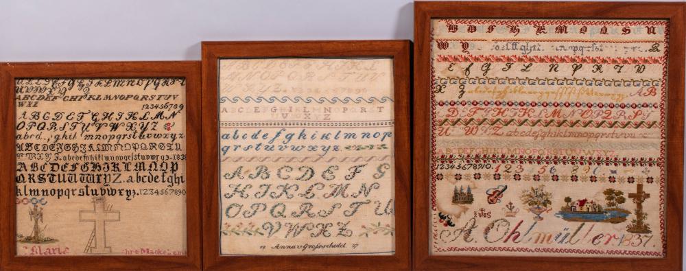 THREE CONTINENTAL ALPHABET