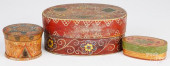 THREE CONTINENTAL BENTWOOD BOX