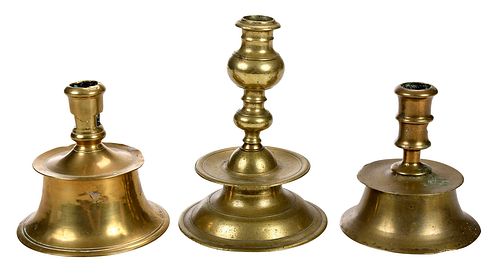 THREE CONTINENTAL BRASS