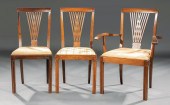 THREE CONTINENTAL CARVED OAK C