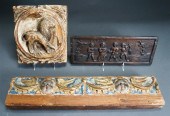 THREE CONTINENTAL CARVED WOOD
