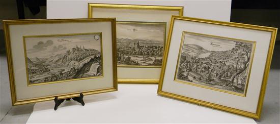 Three Continental engravings 