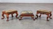 THREE CONTINENTAL MAHOGANY AND