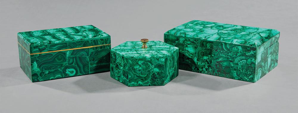 THREE CONTINENTAL MALACHITE