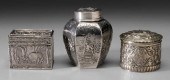 Three Continental Silver Boxes