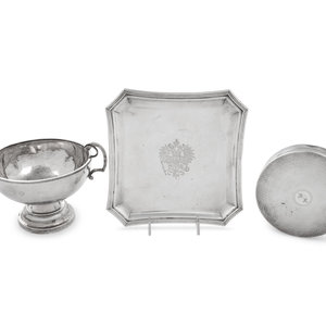 Three Continental Table Articles