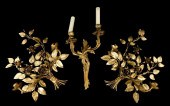 THREE CONTINENTAL WALL SCONCES