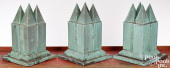 THREE COPPER ARCHITECTURAL CAP