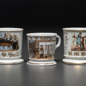 Three Craftsman's Porcelain