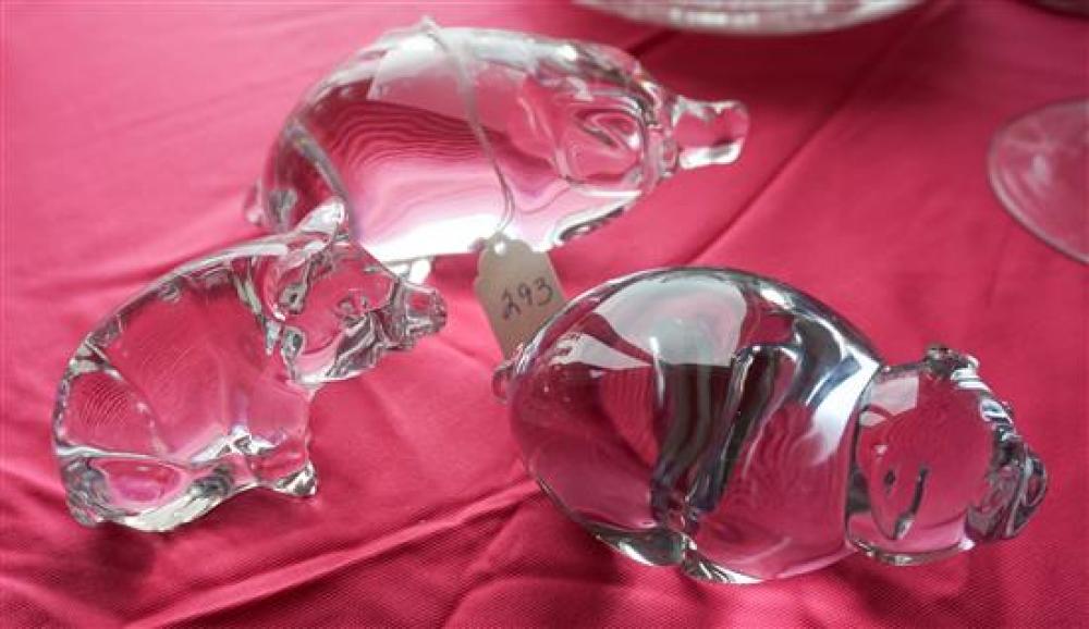 THREE CRYSTAL PIGSThree Crystal