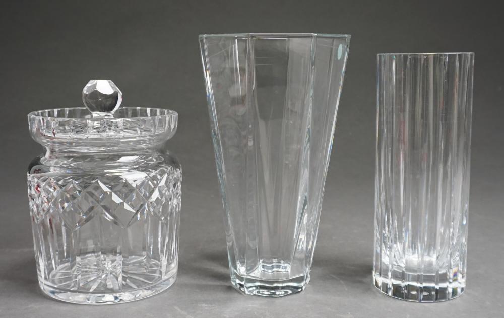 THREE CRYSTAL TABLE ARTICLES