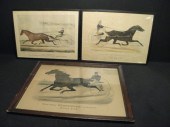 Three Currier and Ives hand co