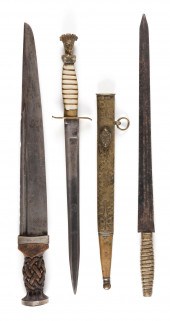 THREE DAGGERS 19TH CENTURY LEN