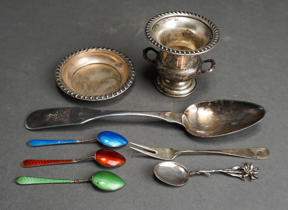 THREE DANISH ENAMEL DECORATED