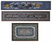 THREE DANISH MOSAIC PORCELAIN