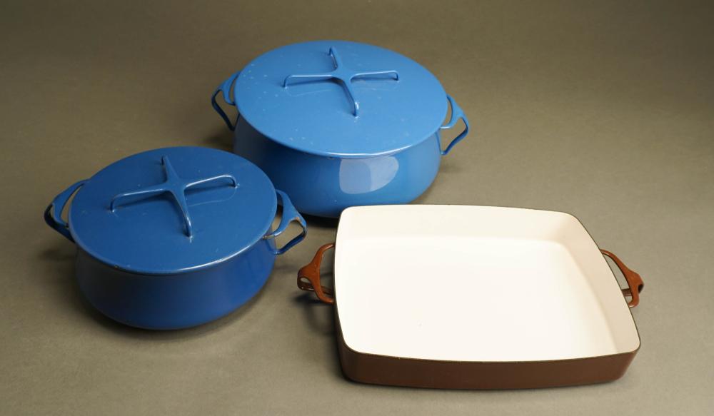THREE DANSK ENAMEL